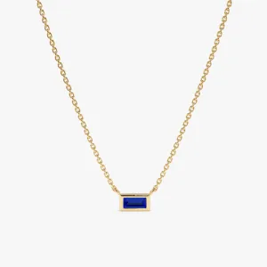 Dainty Sapphire Necklace, Teresa SARAHELISE