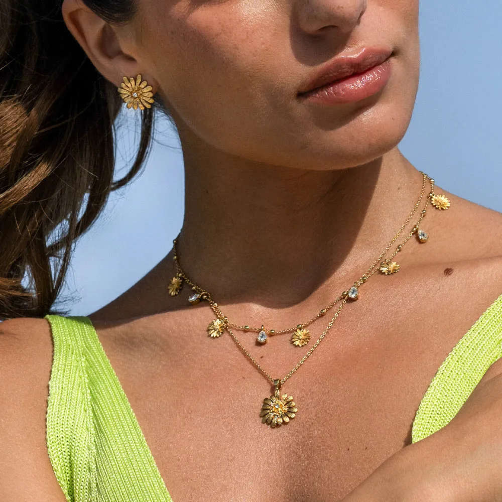 Daisy Necklace / Crystal Caroline Svedbom
