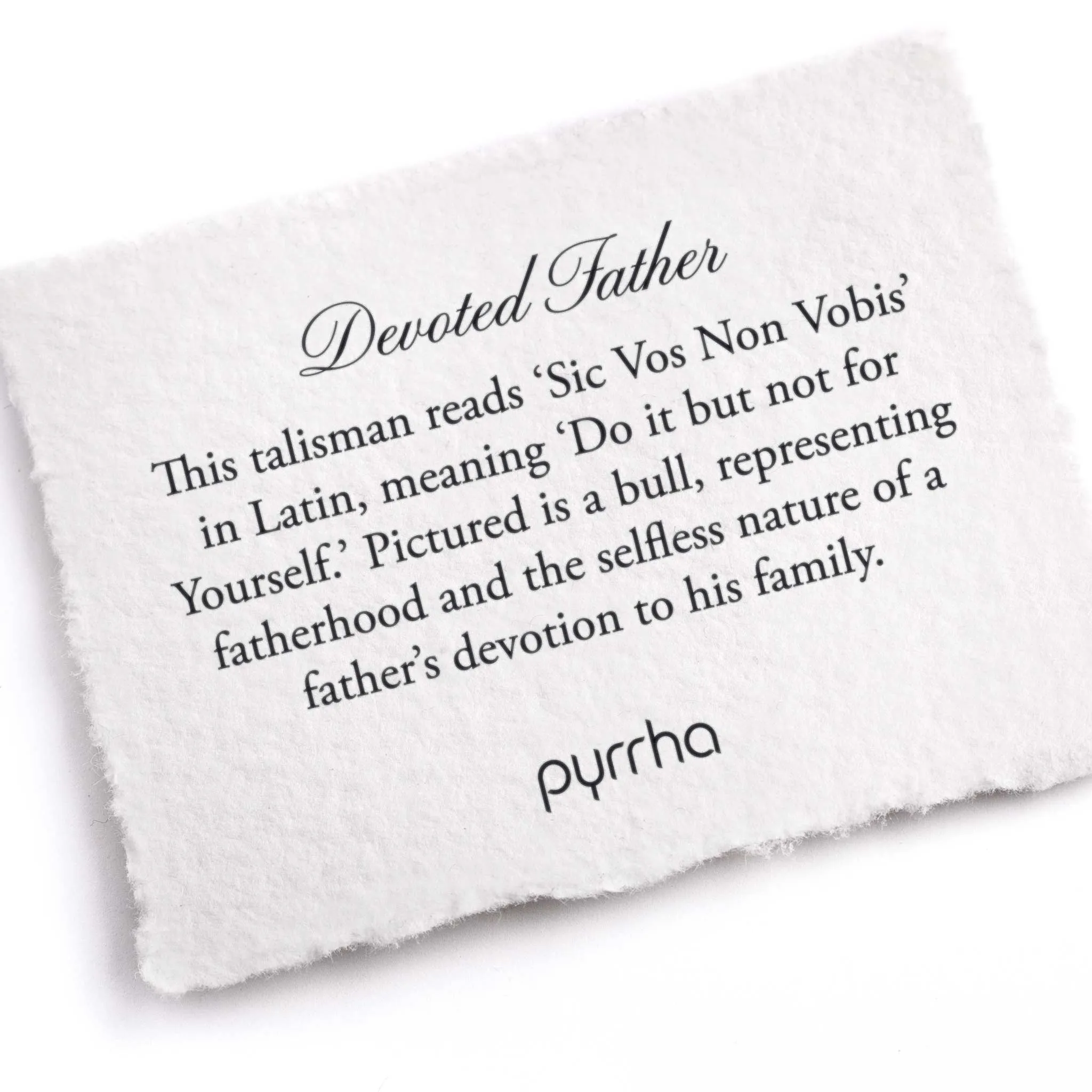 Devoted Father Narrow Formed Band Ring