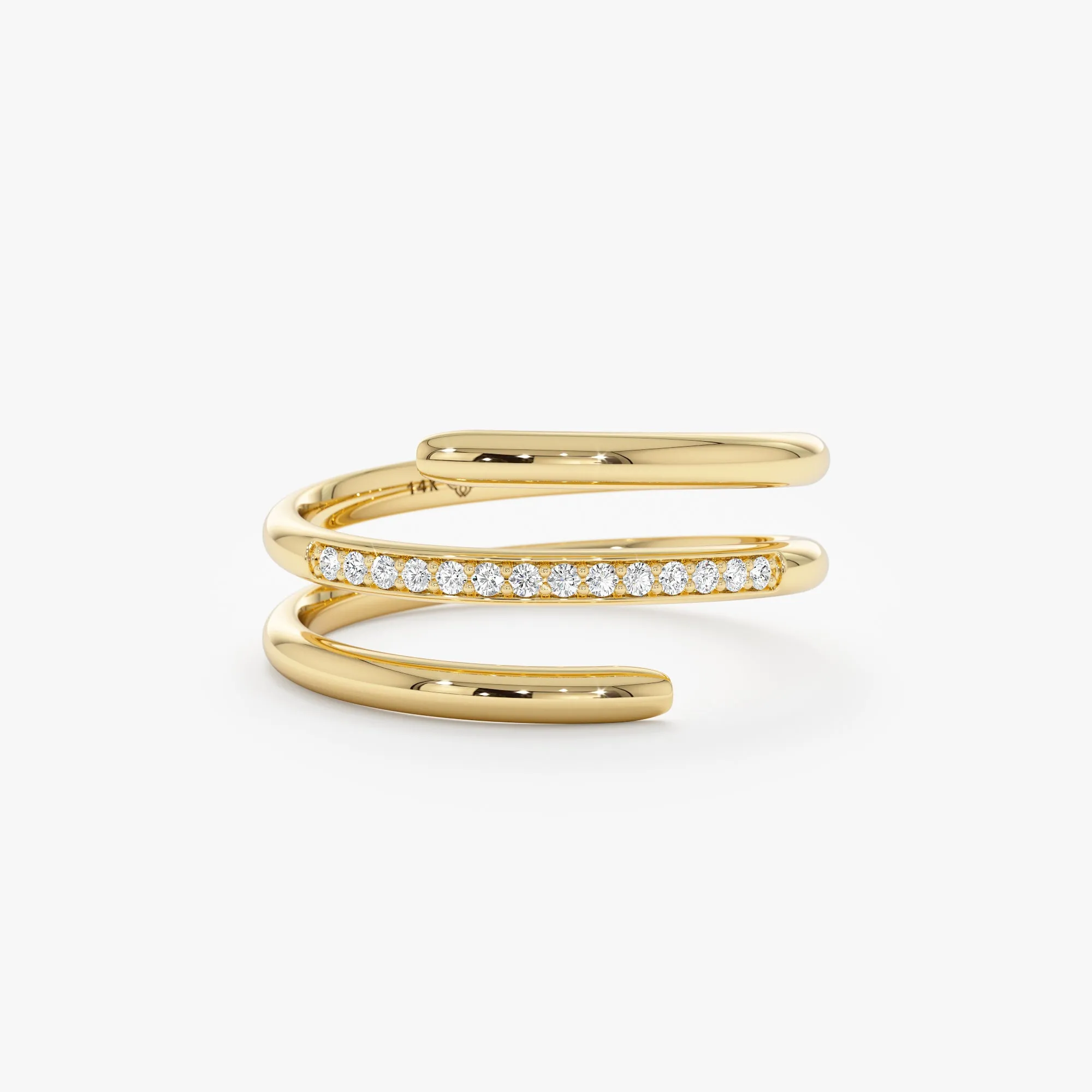 Diamond Accent Coil Ring, Adaline SARAHELISE