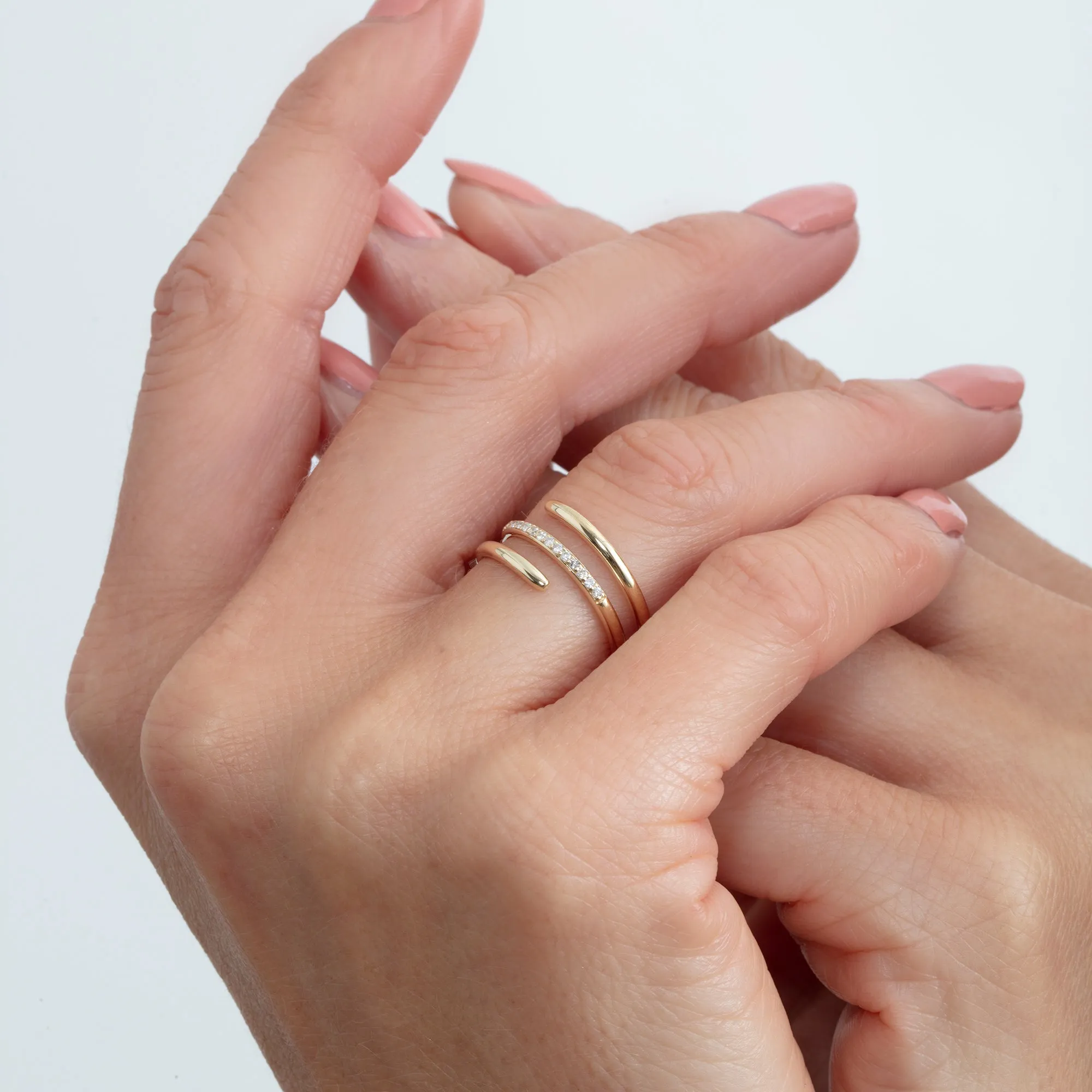 Diamond Accent Coil Ring, Adaline SARAHELISE