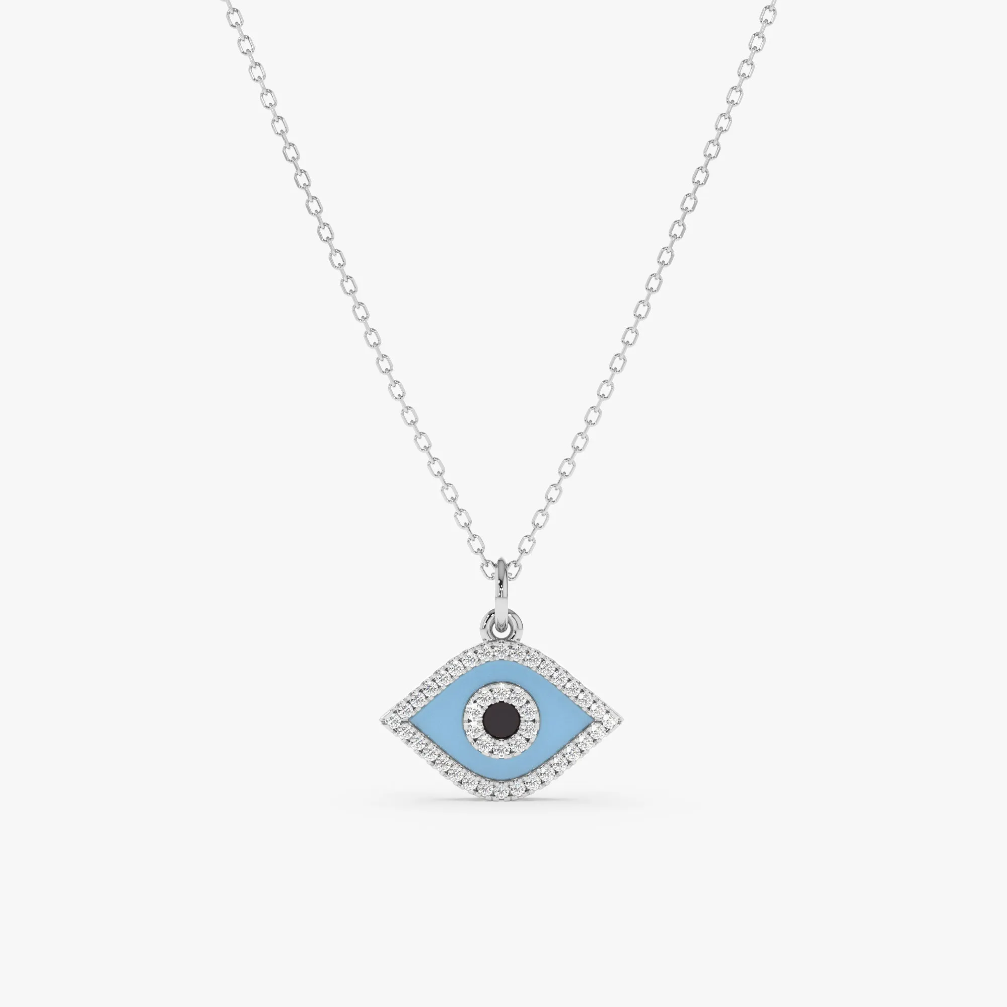 Diamond and Enamel Evil Eye Charm, Lucinda SARAHELISE