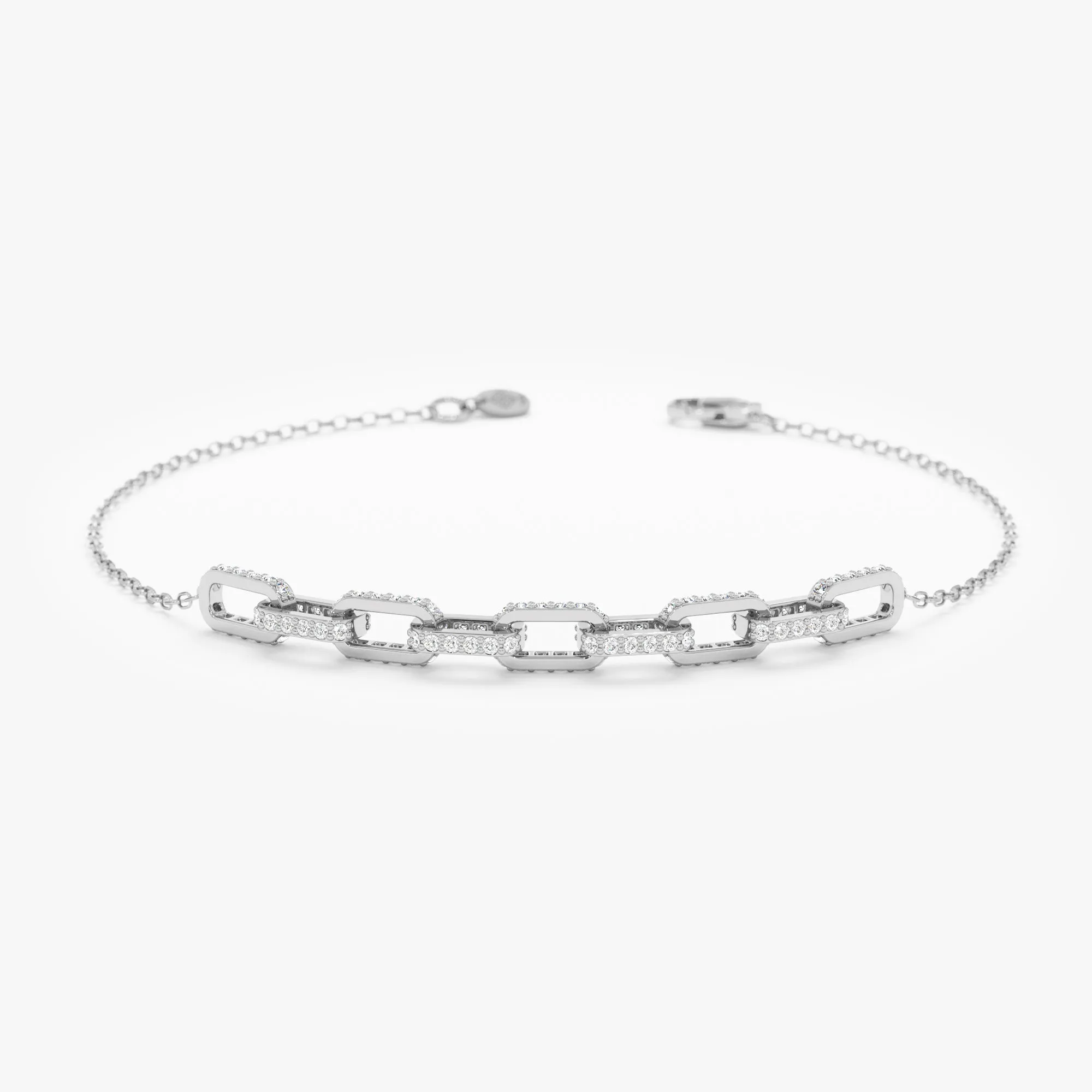 Diamond Chain Link Bracelet, Oprah SARAHELISE