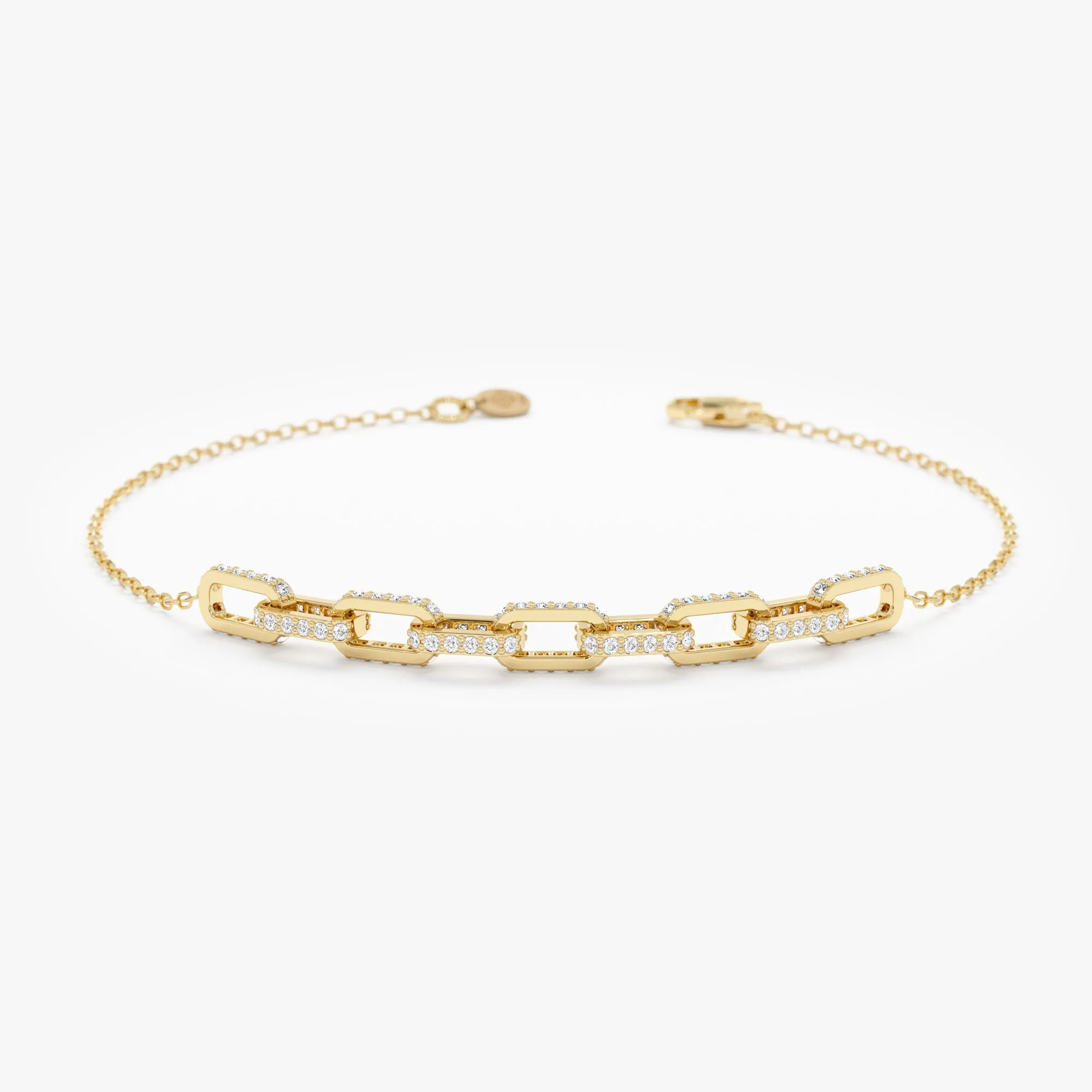 Diamond Chain Link Bracelet, Oprah SARAHELISE