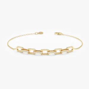 Diamond Chain Link Bracelet, Oprah SARAHELISE
