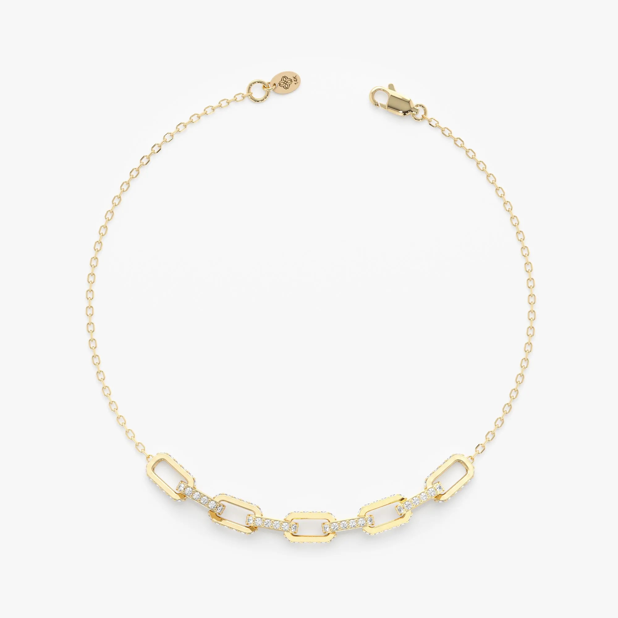 Diamond Chain Link Bracelet, Oprah SARAHELISE
