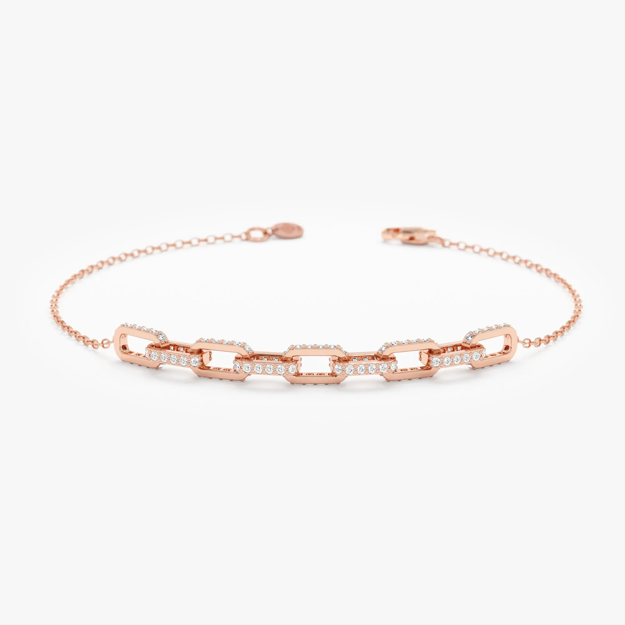 Diamond Chain Link Bracelet, Oprah SARAHELISE