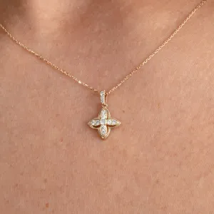Diamond Clover Necklace, Yuna SARAHELISE