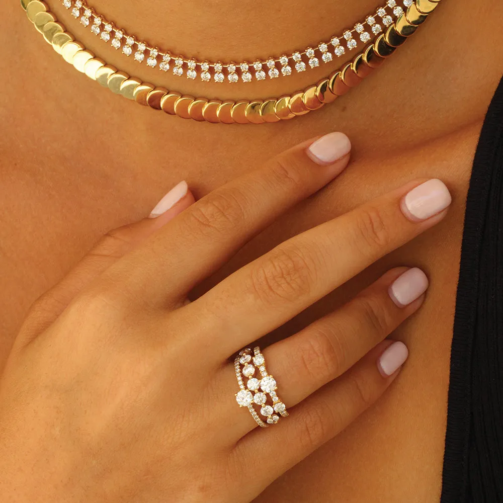 DIAMOND COLLINS RING Anita Ko