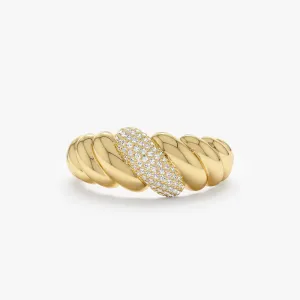 Diamond Croissant Ring, Amina SARAHELISE
