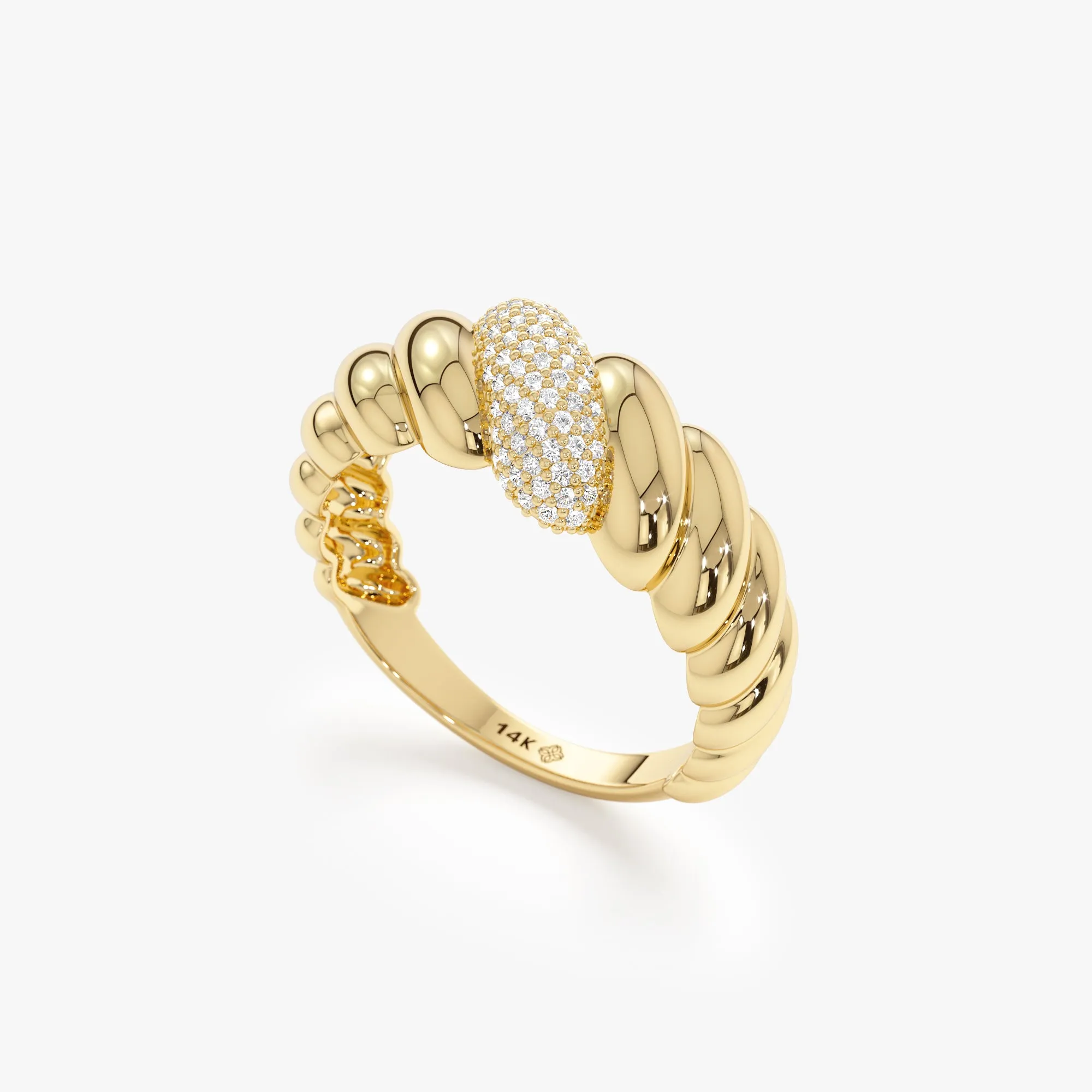 Diamond Croissant Ring, Amina SARAHELISE