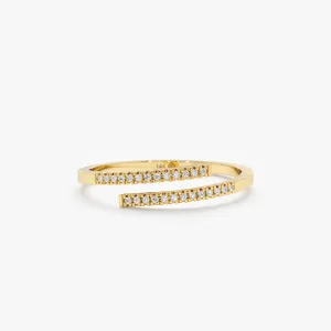 Diamond Spiral Open Ring, Kehlani SARAHELISE