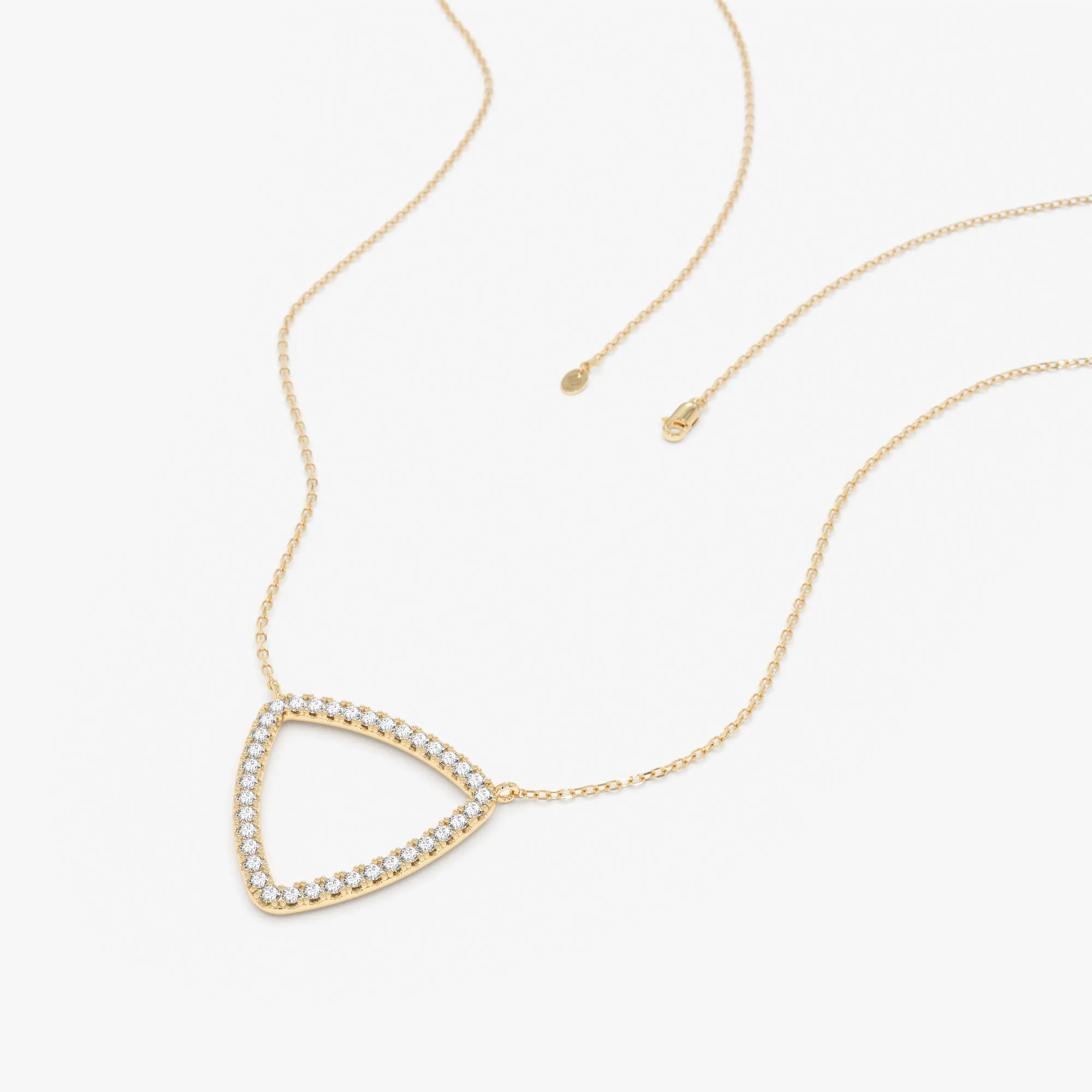 Diamond Triangle Necklace, Tara SARAHELISE