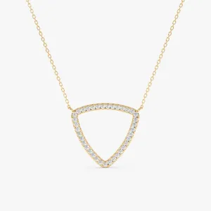 Diamond Triangle Necklace, Tara SARAHELISE