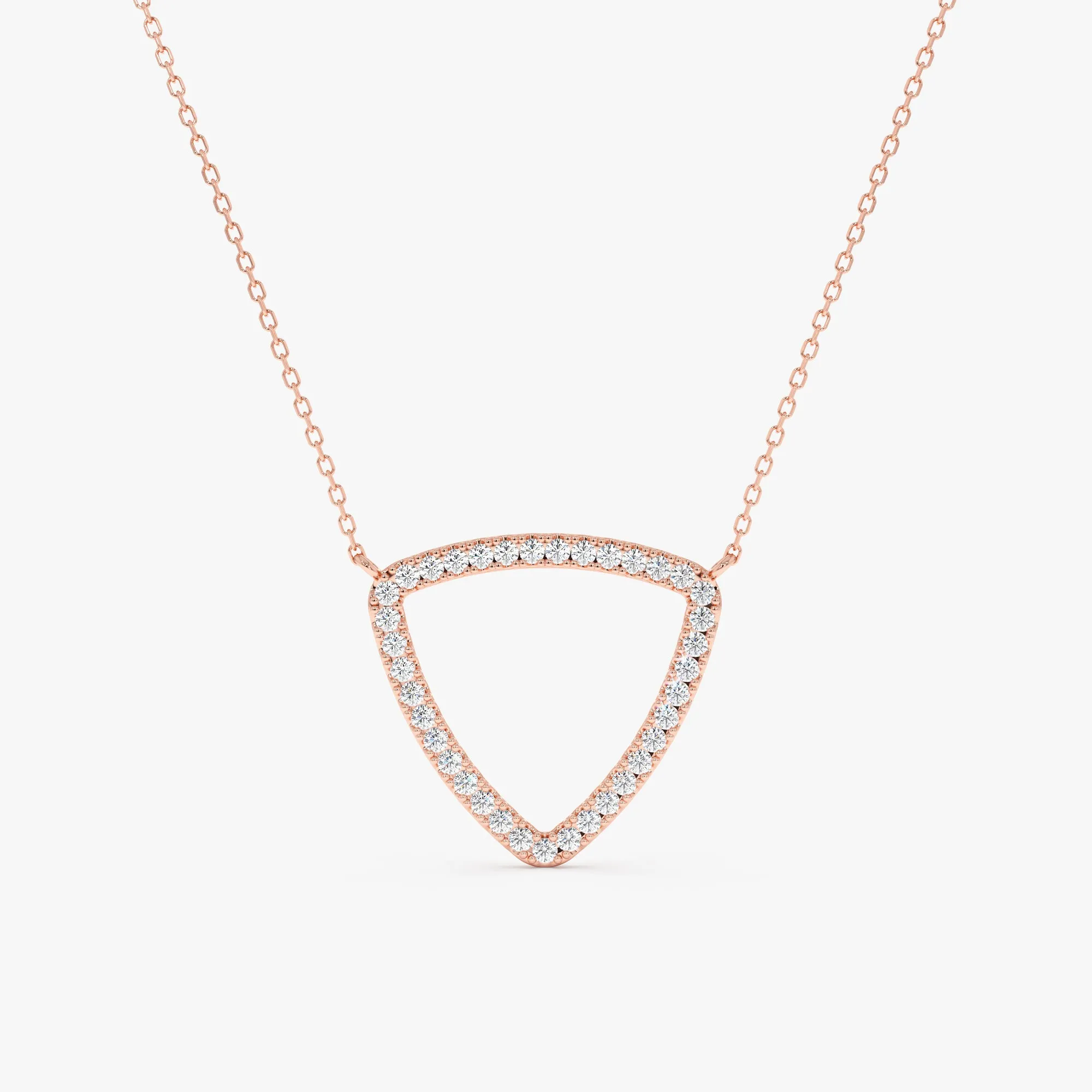 Diamond Triangle Necklace, Tara SARAHELISE