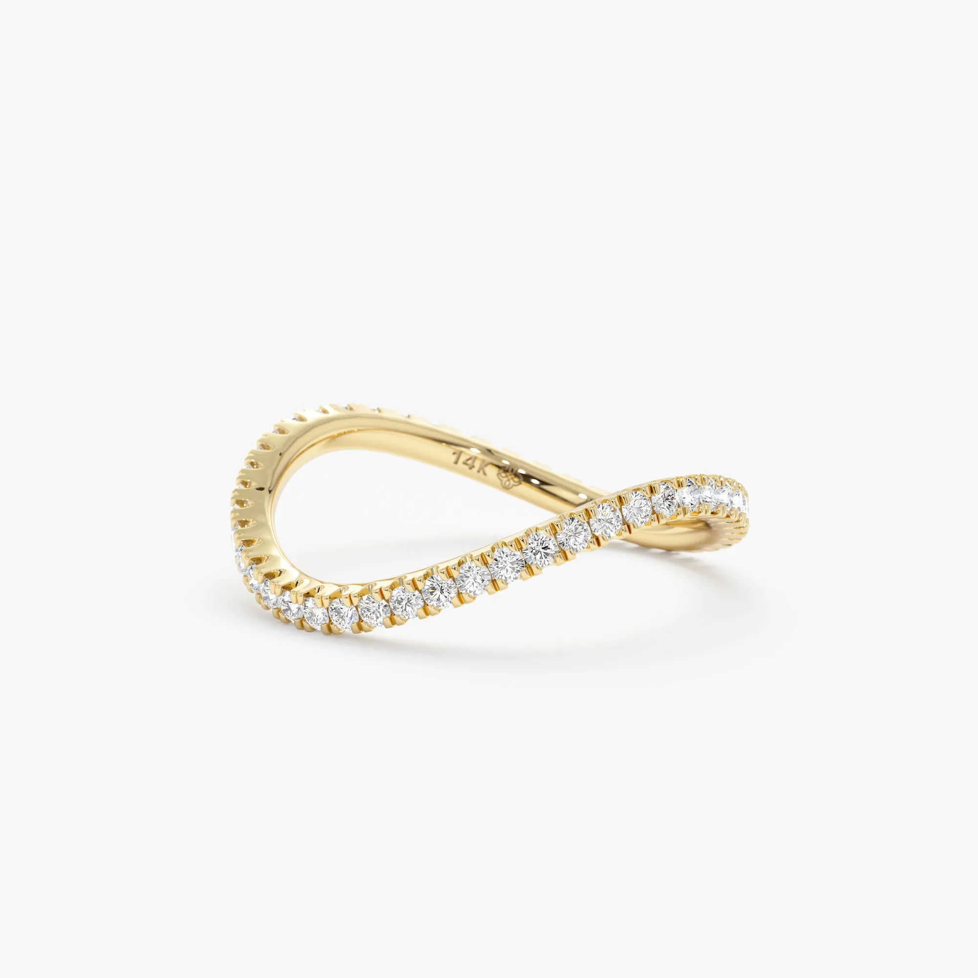 Diamond Wave Eternity Ring, Charmaine SARAHELISE