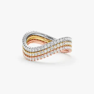 Diamond Wave Eternity Ring, Charmaine SARAHELISE