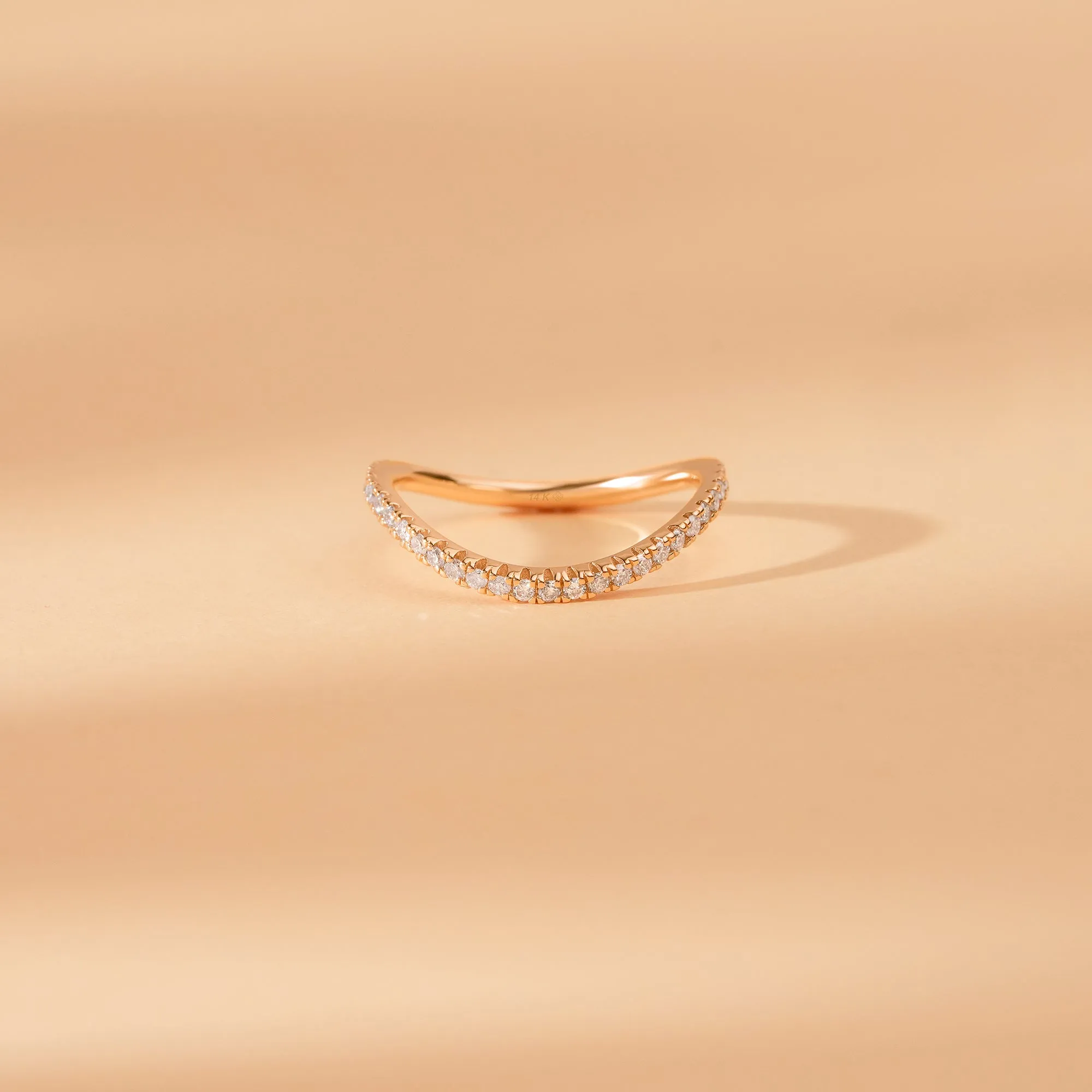 Diamond Wave Eternity Ring, Charmaine SARAHELISE