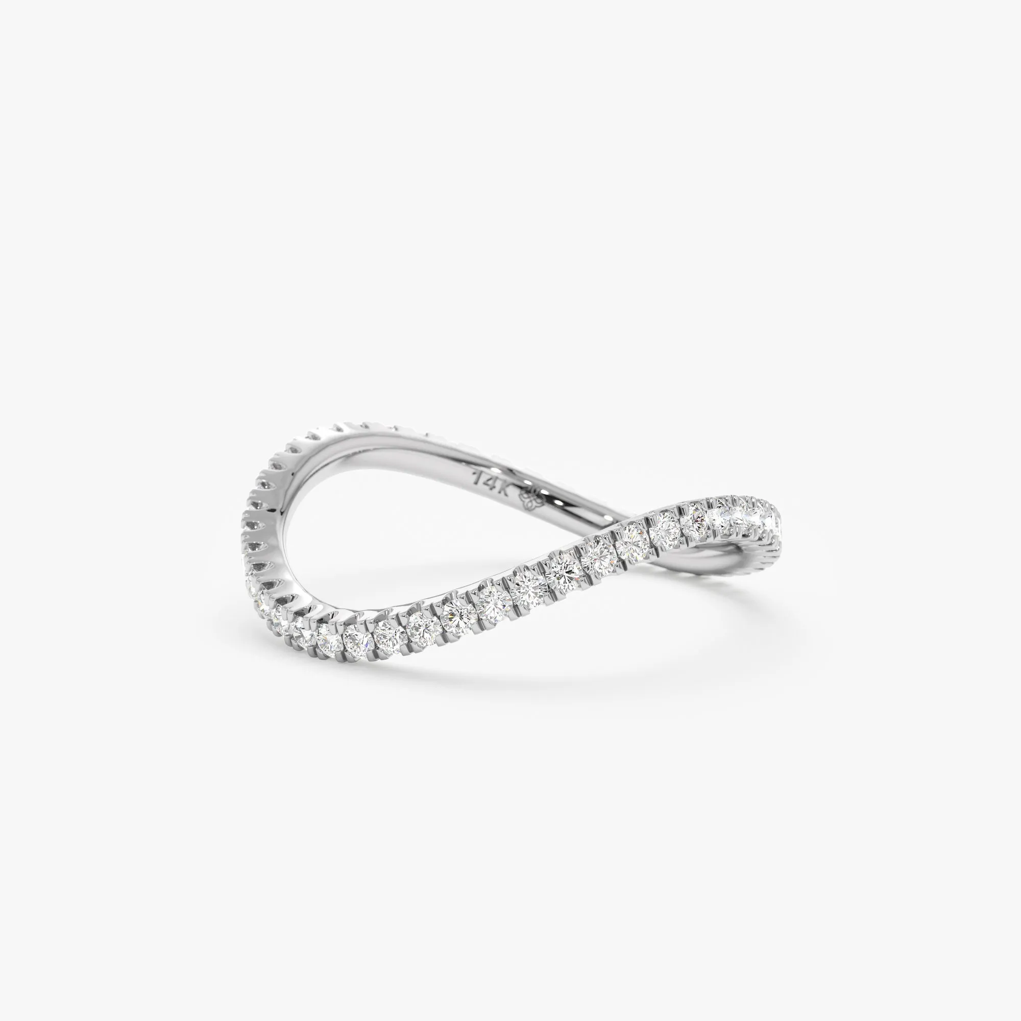 Diamond Wave Eternity Ring, Charmaine SARAHELISE