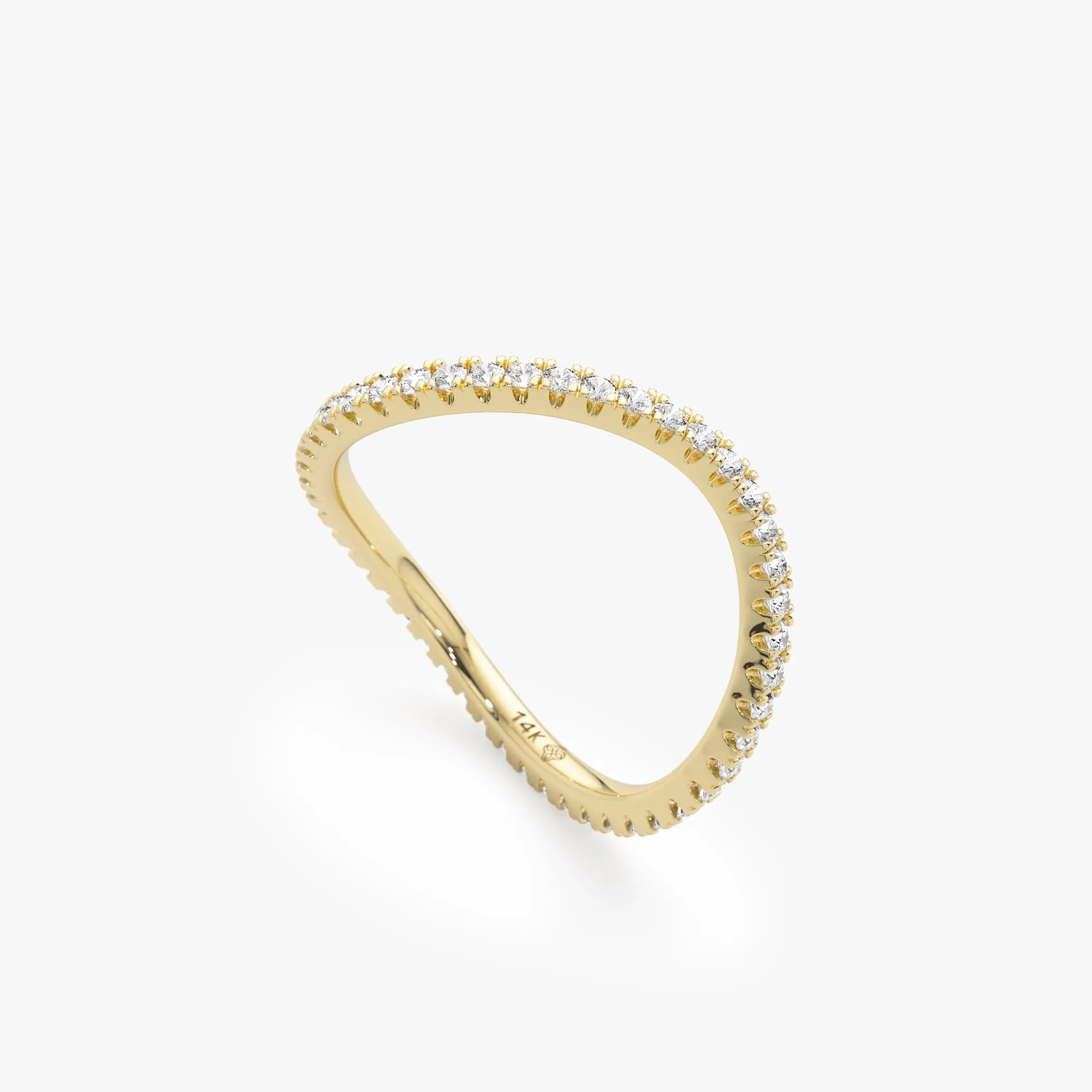 Diamond Wave Eternity Ring, Charmaine SARAHELISE