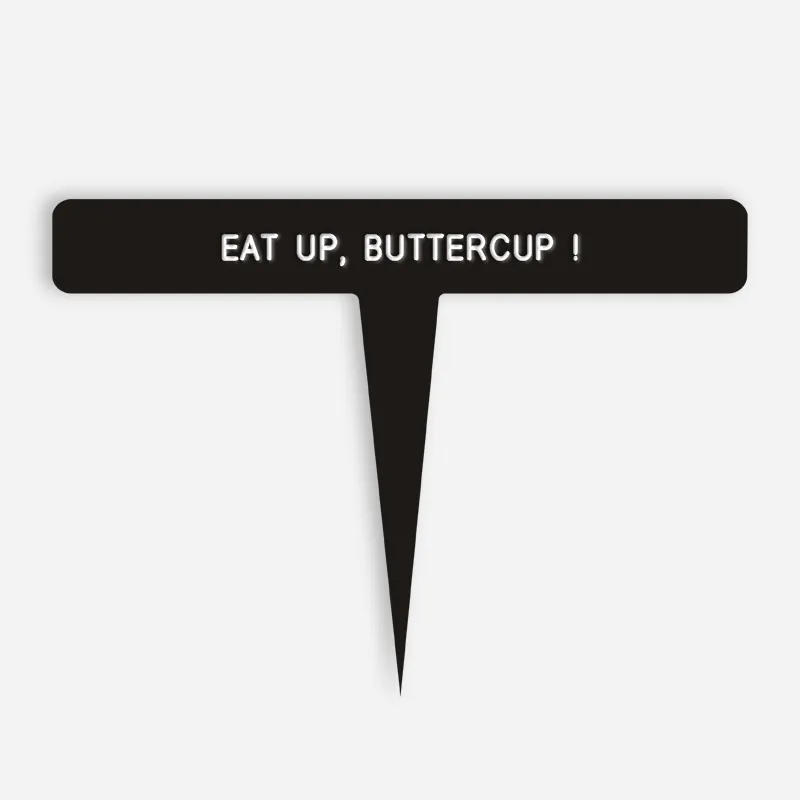 EAT UP, BUTTERCUP ! Caption
