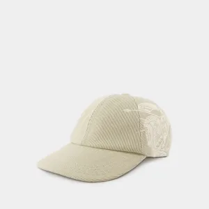 Ekd Twill Cap - Burberry - Synthetic - Beige