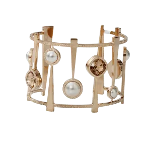 Elizabeth Stone And Pearl Cuff