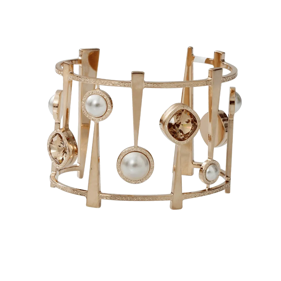 Elizabeth Stone And Pearl Cuff