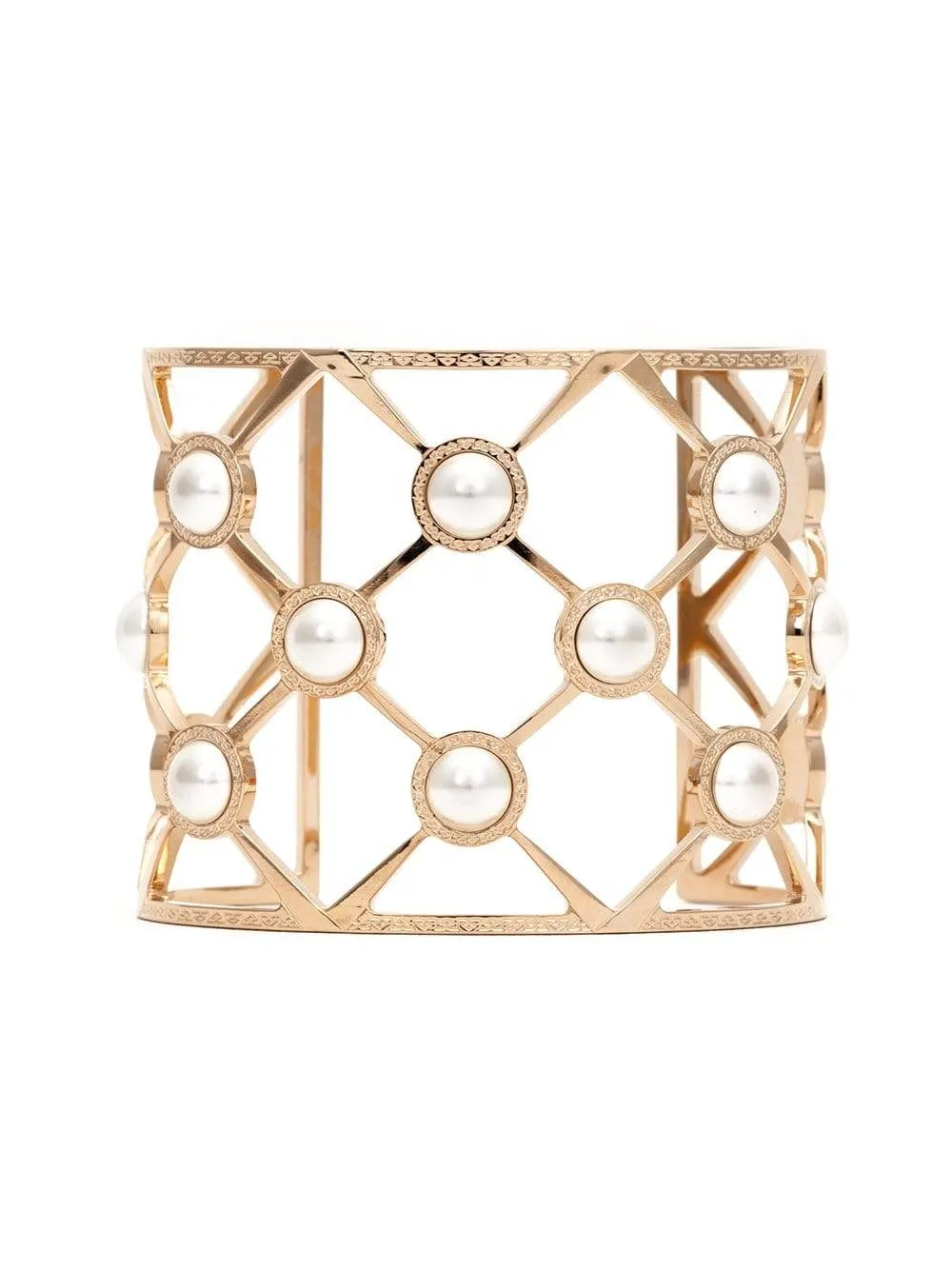 Elizabeth Wide Pearl Cuff