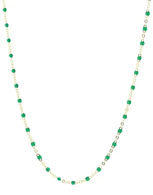 Emerald Bead Classic Gigi Sautoir Necklace