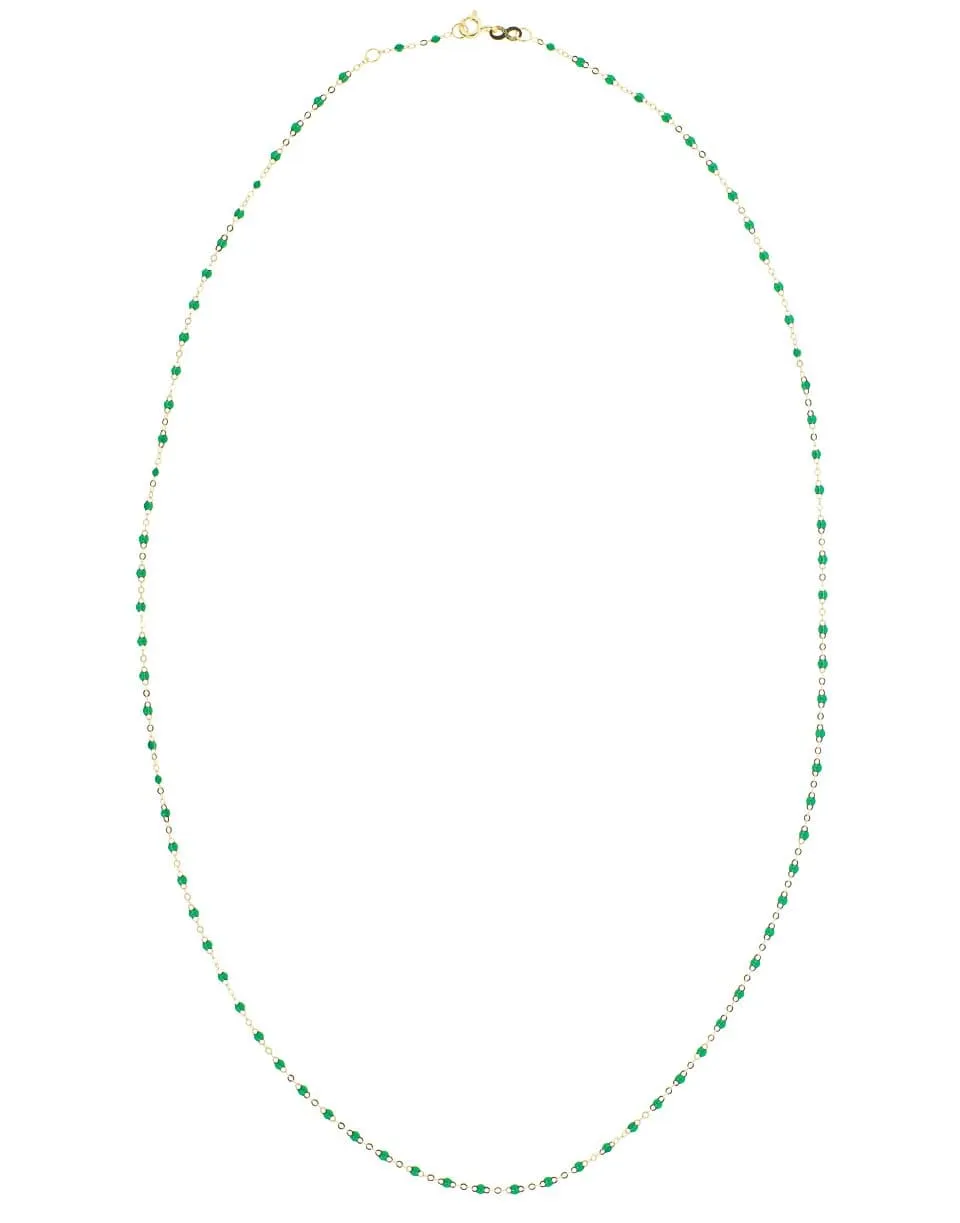 Emerald Bead Classic Gigi Sautoir Necklace