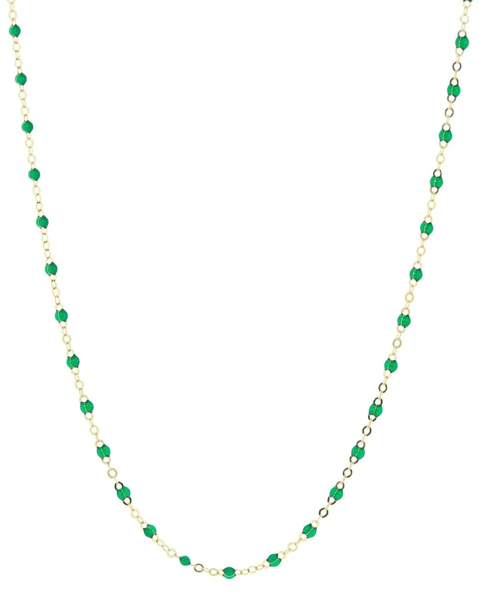 Emerald Bead Classic Gigi Sautoir Necklace