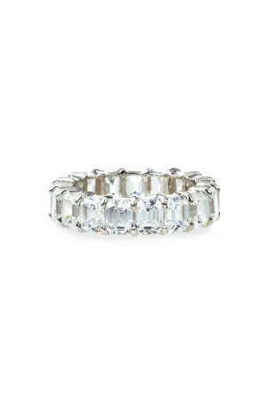 Emerald Cut Eternity Band