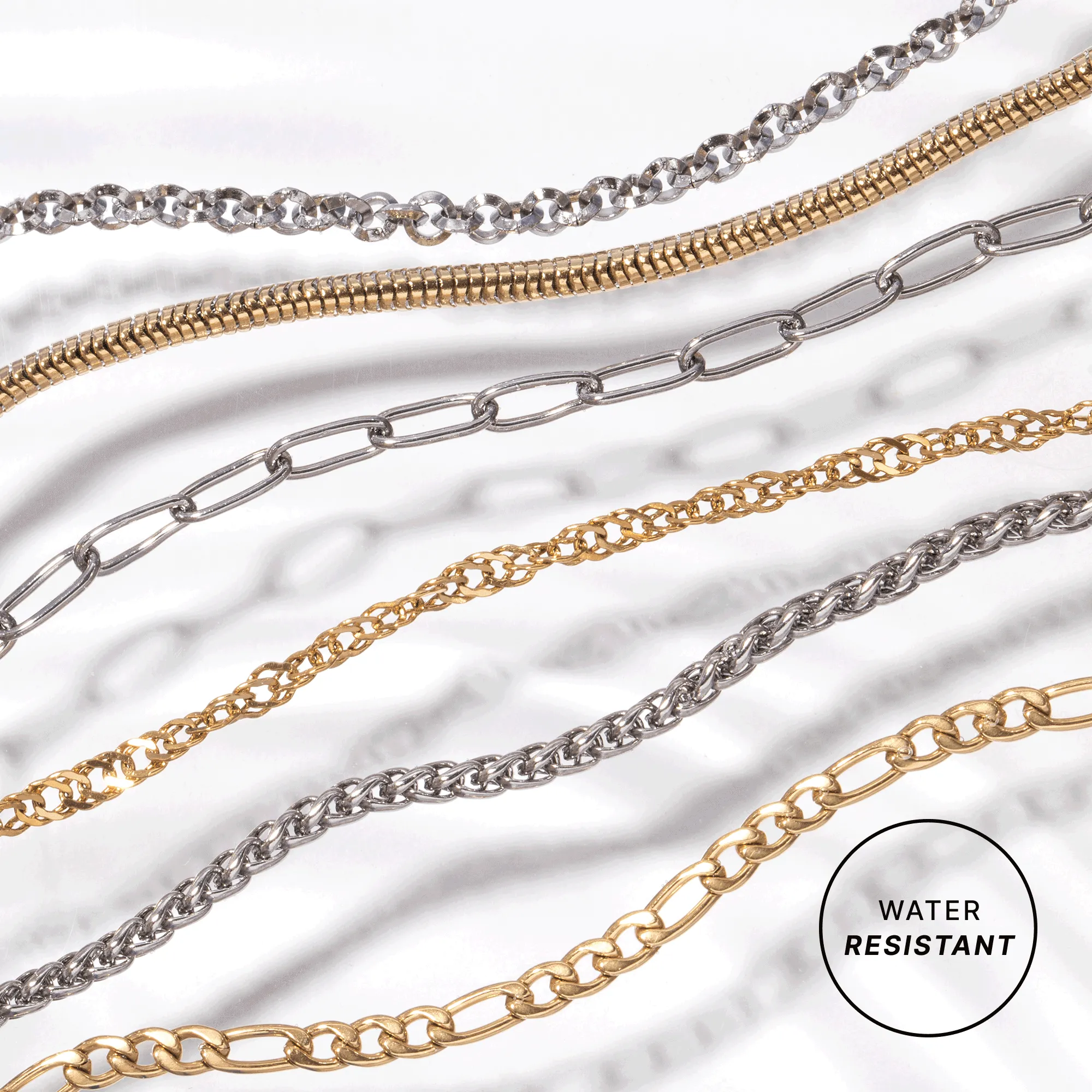 Faceted Rolo Charm & Layering Necklace