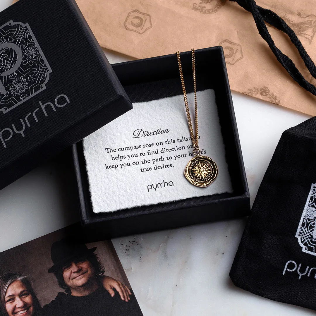 Fire Within 14K Gold Talisman