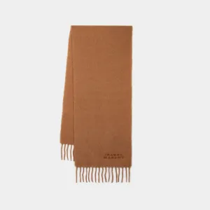 Firny Scarf - Isabel Marant - Wool - Beige