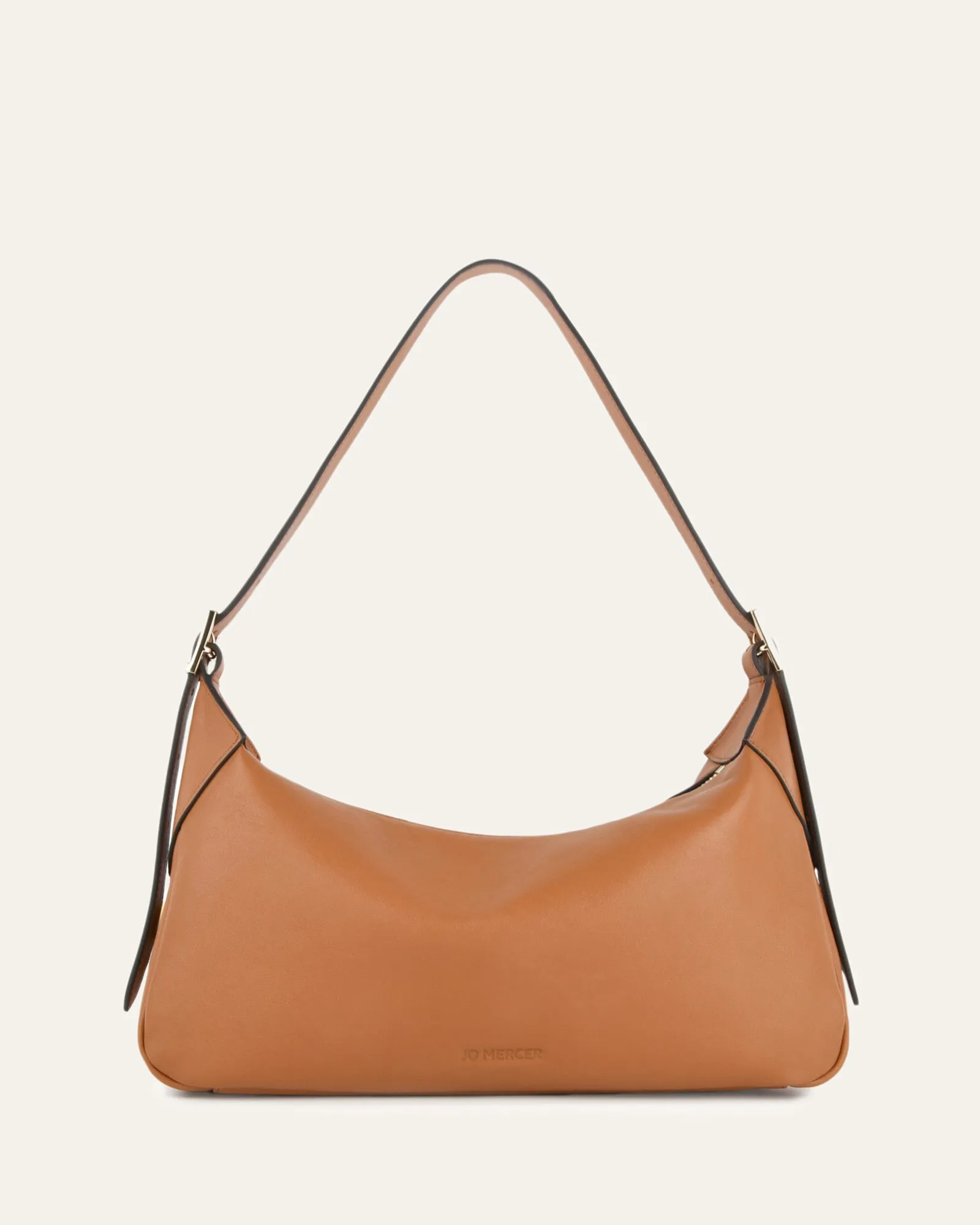 FLORENCE SHOULDER BAG TRUE TAN LEATHER Jo Mercer