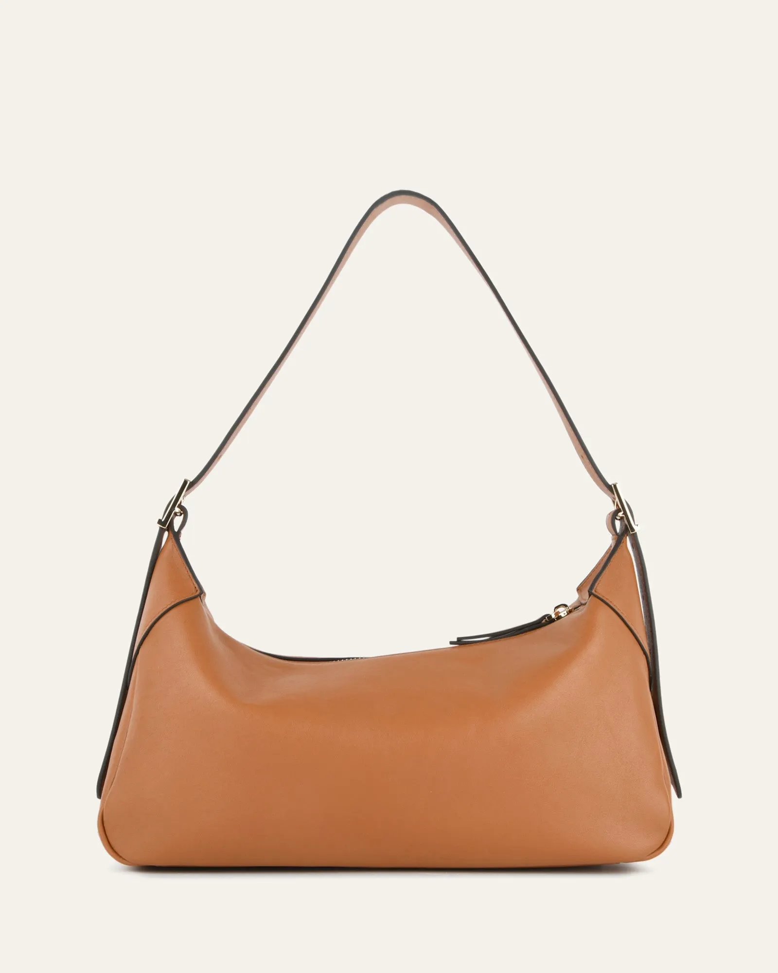 FLORENCE SHOULDER BAG TRUE TAN LEATHER Jo Mercer