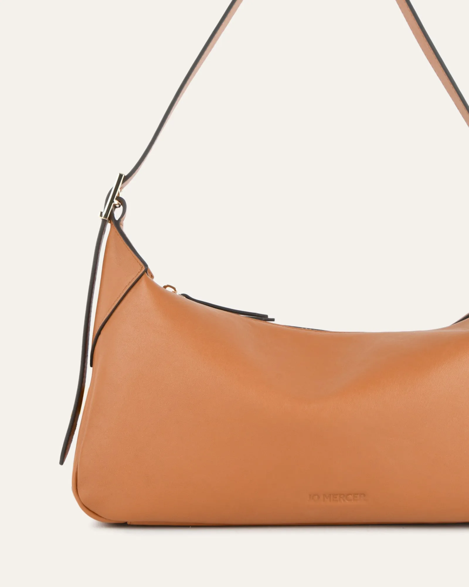 FLORENCE SHOULDER BAG TRUE TAN LEATHER Jo Mercer