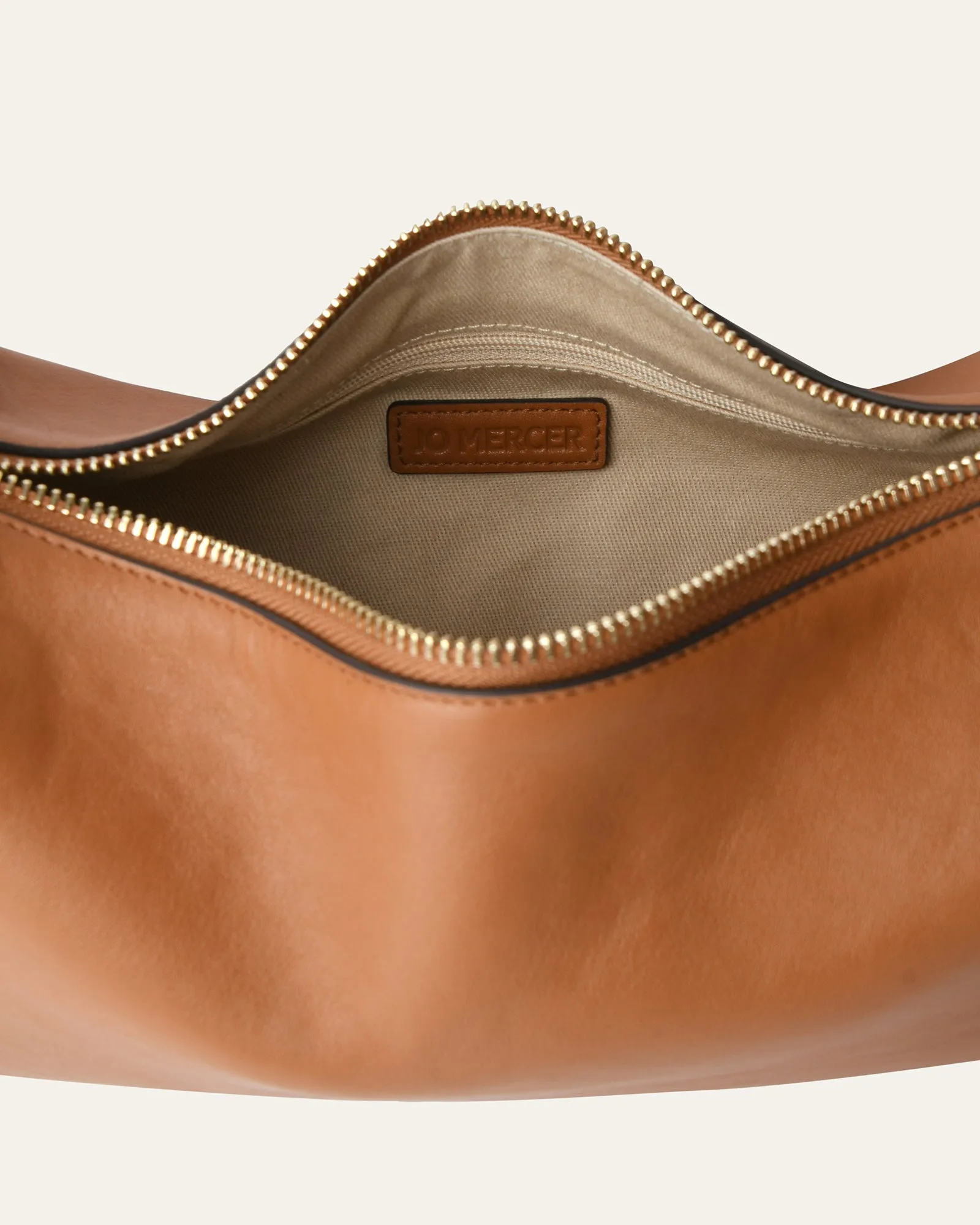 FLORENCE SHOULDER BAG TRUE TAN LEATHER Jo Mercer