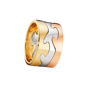 Fusion 18K Rose Gold, Gold & White Gold Rings