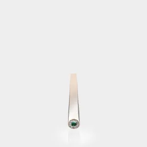 Gold and Emerald Grace Nano Earrings