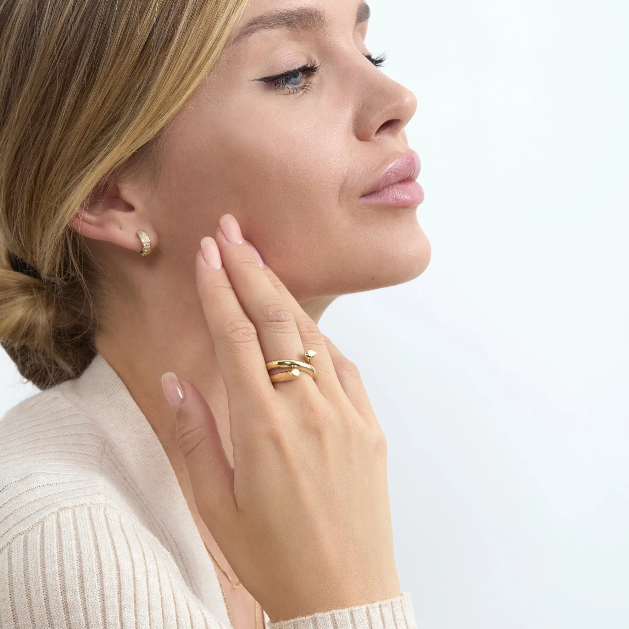 Gold Coil Ring, Keily SARAHELISE
