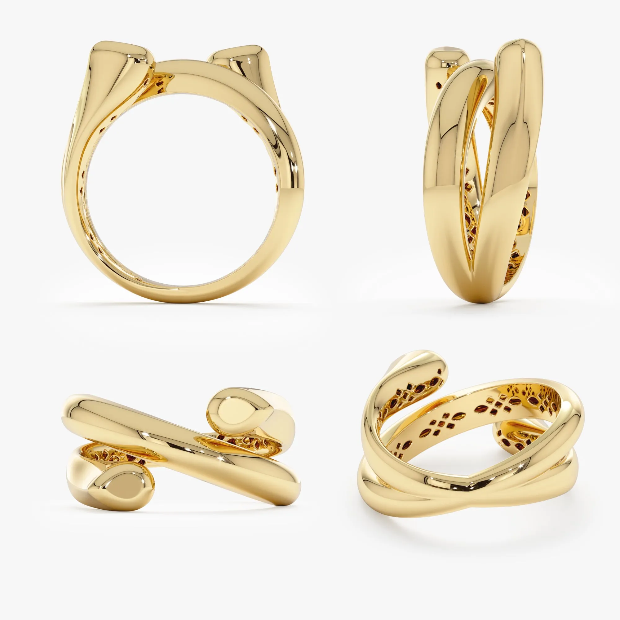 Gold Coil Ring, Keily SARAHELISE