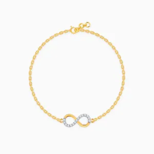 Gold Infinite Shine Diamond Bracelet Giva