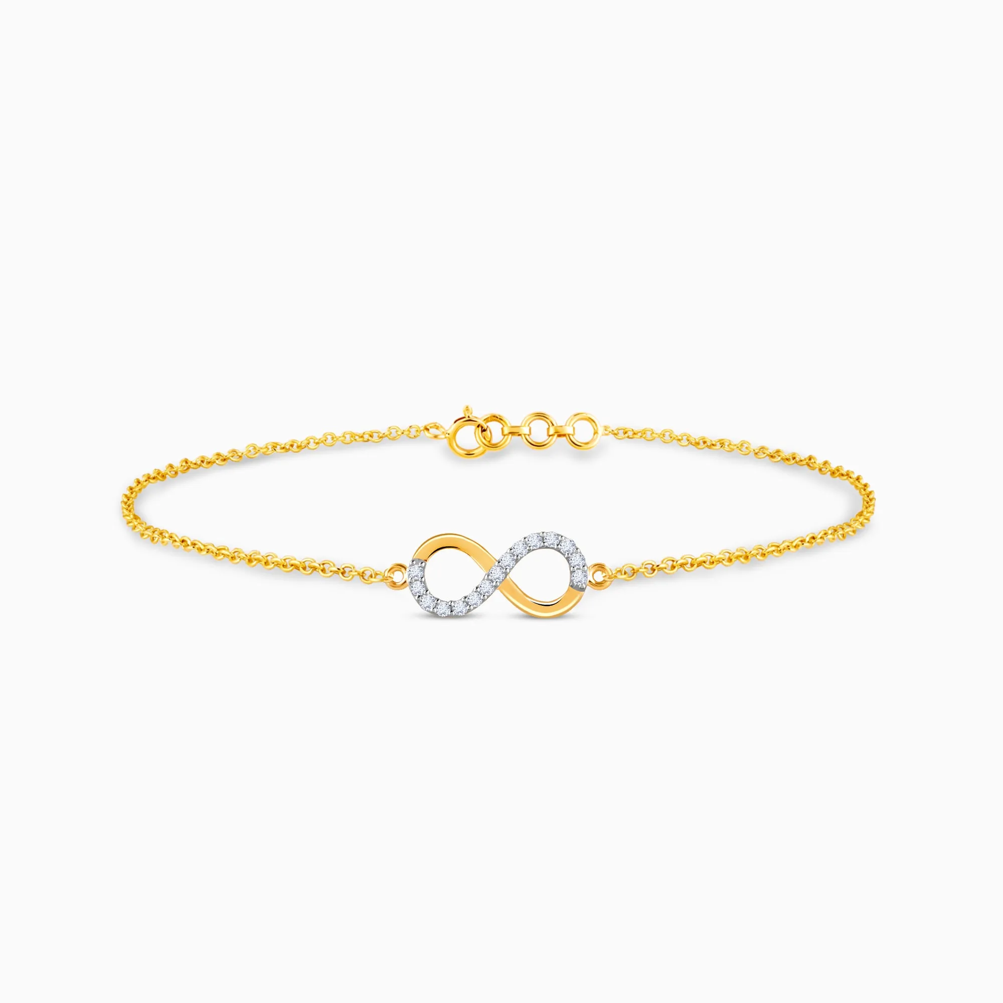 Gold Infinite Shine Diamond Bracelet Giva