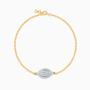 Gold Nazar Diamond Bracelet Giva