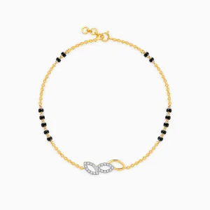 Gold Sneha Mangalsutra Diamond Bracelet Giva