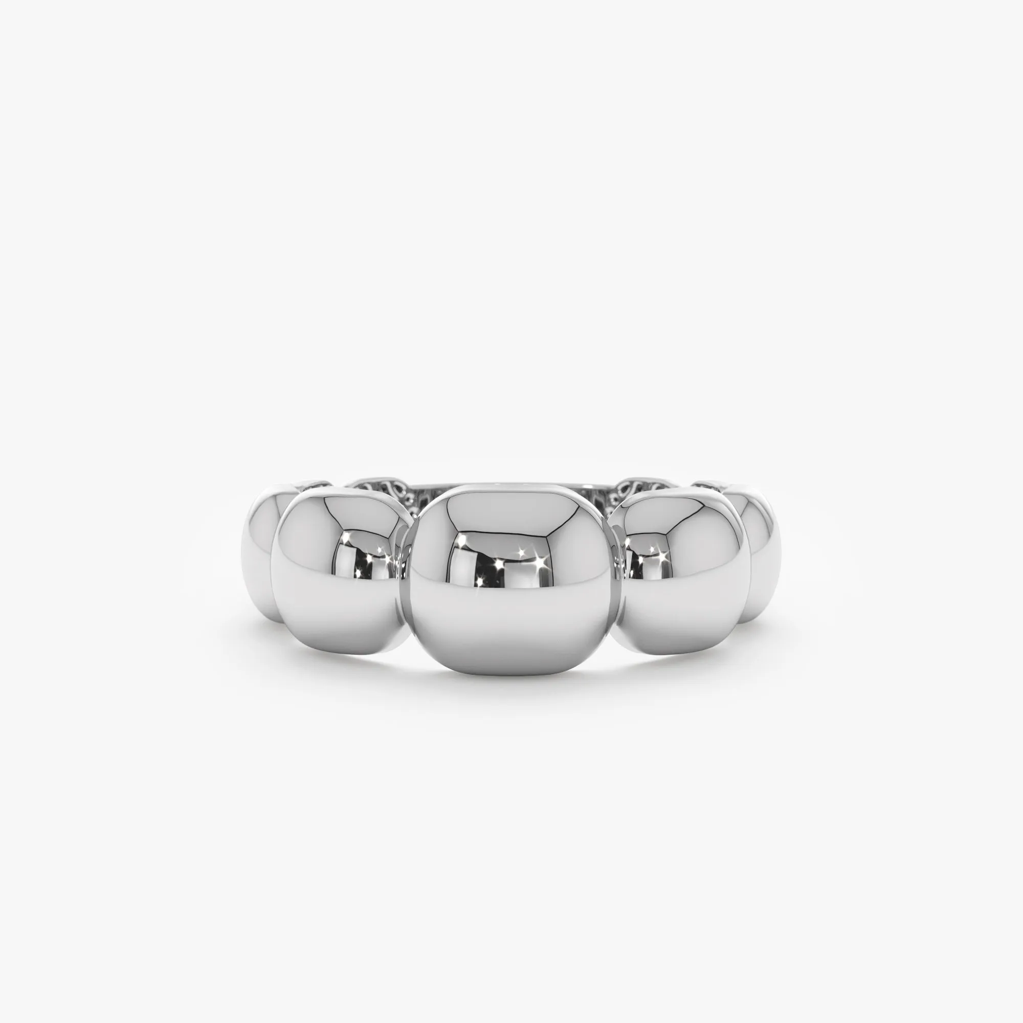 Gold Thick Bubble Ring, Rhea SARAHELISE
