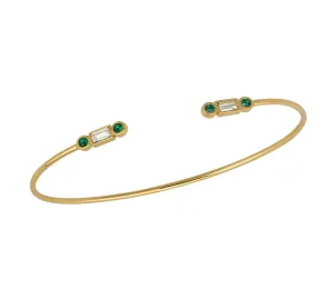 Goldbug Collection Birthstone Cuff Bangle